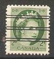 Canada  1954-62  Queen Elizabeth II (o) 2c - Voorafgestempeld