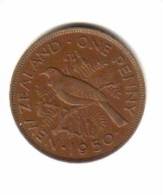 NEW ZEALAND    1  PENNY  1950  (KM # 21) - Nouvelle-Zélande