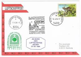 1208. Carta Erea WIEN (Austria) 1994. Vereinten Nationen, ONU. Zeppelin - Cartas & Documentos