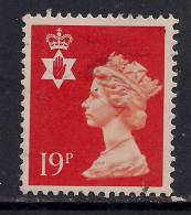 NORTHERN IRELAND GB 1988 19p BRIGHT ORANGE USED MACHIN STAMP SG N149.( K126 ) - Irlanda Del Nord