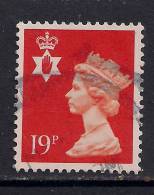 NORTHERN IRELAND GB 1988 19p BRIGHT ORANGE USED MACHIN STAMP SG N149.( K127 ) - Irlanda Del Nord