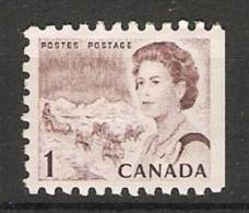 Canada  1967-72 Queen Elizabeth II  Perf. 10 (*) 1c - Single Stamps