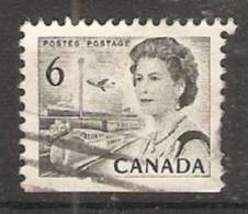 Canada  1967-72 Queen Elizabeth II  Perf. 12.5 X 12 (o) 6c - Single Stamps