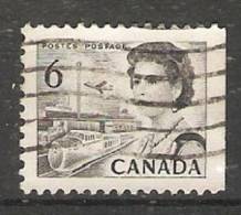 Canada  1967-72 Queen Elizabeth II  Perf. 12.5 X 12 (o) 6c - Single Stamps