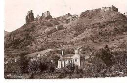 ROCHEMAURE EGLISE ET VUE D4ENSEMBLE DU CHATEAU ET SON EOLIENNE  REF 31752 - Rochemaure