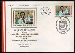 AUTRICHE    FDC    1988  Chimie - Química