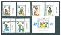 Zaïre: 978/983 Plus Le BF 34  Xx  ( Année Internationale De L´enfant) - Unused Stamps