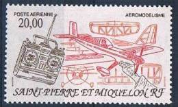 St PIERRE ET MIQUELON 1992 - PA 71 - Aeromodelisme - Neuf Sans Charnière - Côte 9,00 €uros - Unused Stamps