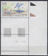 St PIERRE ET MIQUELON 1995 - PA 74  CdF Et Daté - Oiseaux Sterne Arctique - Neuf Sans Charnière - Côte 4,50 €uros - Unused Stamps