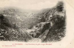 POUXEUX (88) Intérieur Des Carrières De Grès Rouge - Pouxeux Eloyes