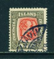 ICELAND - 1907 Kings Christian IX And Frederick VIII  4a Used As Scan - Usati