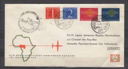 Premier Vol - First Flight - Erstflug  / Amsterdam - Conakry  / KLM - - Airmail