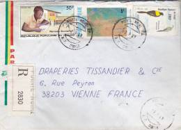 MARCOPHILIE, CONGO,1981, RECOMMANDE POINTE NOIRE, Affranchissement Composé Pour La FRANCE Piège Scolarité Oiseau/3747 - Sonstige & Ohne Zuordnung
