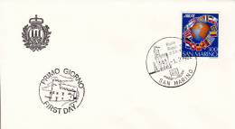 B02  Enveloppe FDC De San Marino - Du 01-09-1982 - Lettres & Documents