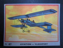 CHROMO (M33) AVIATION - VLIEGSPORT (2 Vues) N°67 Bréguet Chocolat Jacques - Jacques