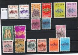 Europa CEPT Year 1972 Lot Used - Lotto Usati Europa Cept 1972 - 1972