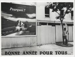 PHOTO YVON KERVINIO - BONNE ANNEE POUR TOUS  PARIS 1986 - Courrier Et Signature Kervinio - Altri & Non Classificati