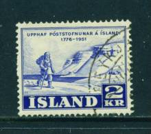 ICELAND - 1951 Postal Service 2k Used As Scan - Gebraucht