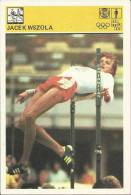 SPORT CARD No 140 - JACEK WSZOLA, 1981., Yugoslavia, 10 X 15 Cm - Leichtathletik