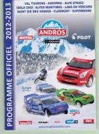 Programme Officiel Du Trophée Andros 2012-2013 - Bücher