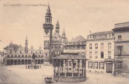 Aalst, La Grand'place Avec Kiosque - Grote Markt Met Kiosk - Aalst