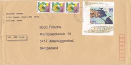 Marcophilie, LETTRE COVER JAPAN    4 TIMBRES /3815 - Storia Postale