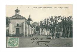 78 - La Celle Saint Cloud Place De L´Eglise Et L'Eglise - La Celle Saint Cloud