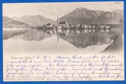 Deutschland; Egern Am Tegernsee; Gruss Aus AK; 1902 - Tegernsee