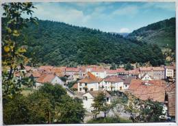 CP France  Ste-croix-aux-mines Vue Du  Village Voyagé 1973  Timbre Cachet Flamme Ste Marie Aux Mines - Sainte-Croix-aux-Mines