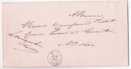 Lettre En Franchise Càd "WEISWAMPACH/1859" + Contreseing Du Bourgmestre De Haut.... - Otros & Sin Clasificación