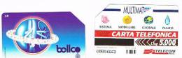 TELECOM ITALIA - OMAGGIO PRIVATE - C.&C. 3402 -  BELLCO: MULTIMAT SYSTEM  5.000 - USATA - Private TK - Ehrungen