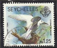 Seychelles 1977 Birds Aves Oiseaux Vegels - White Tern    Gygis Alba Canc - Mouettes