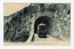 Route De Nice à Monaco - Le Tunnel De La Mala Au Cap D'Ail ( TRAMWAY ) - Cap-d'Ail