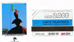 TELECOM ITALIA (PERIODO SIP) PRIVATE PUBBLICHE - C.& C. 3297 - CARABINIERI  2000 - NUOVA - Privées - Hommages