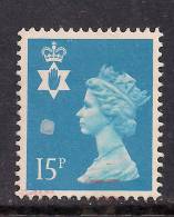 NORTHERN IRELAND GB 1989 15p Bright Blue Used Machin Stamp SG N140... ( K64 ) - Irlanda Del Nord