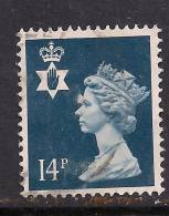 NORTHERN IRELAND GB 1981 14p Deep Blue Used Machin Stamp SG N139... ( K67 ) - Irlanda Del Nord