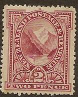 NZ 1898 2d Pembroke Peak P15 SG 248b HM XZZ36 - Unused Stamps