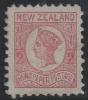 NUEVA ZELANDA 1873 - Yvert #37 (Periodicals) - MLH * - Nuovi