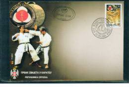 Bosnien Und Herzegowina Serb.Post Banja Luka 2001 Republika Srbska Karate World Champion - Zonder Classificatie