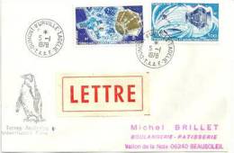 Télémesure De Kerguelen, Lettre Postée A Dumont D'Urville. (Manchot Adélie) 1978 - Covers & Documents