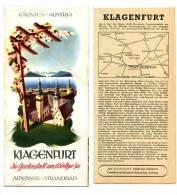 Guide Touristique De KLAGENFURT (Autriche) Des Années 60 - Other & Unclassified