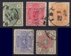 Finnland Finland Mi# 20-24 Gest. M€ 32,- - Usados