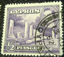 Cyprus 1938 Salamis 0.5pi - Used - Chypre (...-1960)