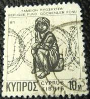 Cyprus 1977 Refugee Fund 10m - Used - Gebraucht