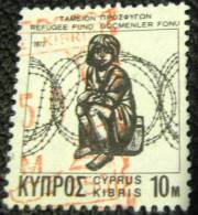 Cyprus 1977 Refugee Fund 10m - Used - Gebraucht