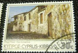 Cyprus 1985 Tourism Village House Folk Architecture 30c - Used - Gebraucht