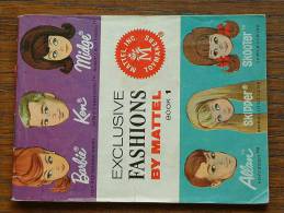 EXCLUSIVE FASHIONS By MATTEL - LIVRET PUBLICITAIRE MATTEL 1964 - BOOK 1 ( RARE A Trouver ) / Zie Foto's Voor Détail ! - Barbie