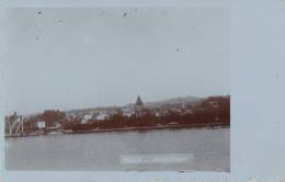 SUISSE - ROLLE - Panorama -Carte Photo Réalisée Vers 1905 Par Le Directeur D´Ecole D´ UNIEUX (France) - Rolle