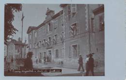 BOURG ARGENTAL - Ecole De Garçons - Carte Photo Réalisée Par Joseph Blanc, Directeur De L´Ecole D´ UNIEUX Vers 1906-1907 - Bourg Argental