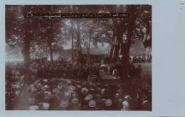 BOURG ARGENTAL - Conférence Du M. LEPINE  22 Juillet 1906 - Carte Photo Réalisée Par J. Blanc, Dr De L´Ecole D´ UNIEUX - Bourg Argental